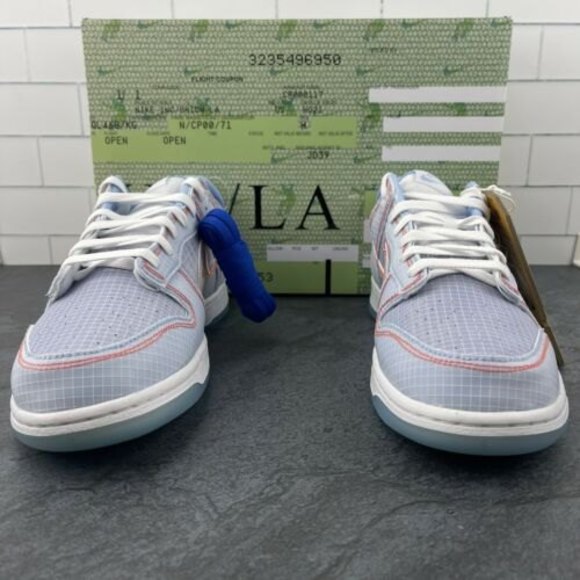 Nike Dunk Low Size 10.5 Mens Union LA Blue Argon Hyper Royal White Womens 12 - Picture 7 of 12